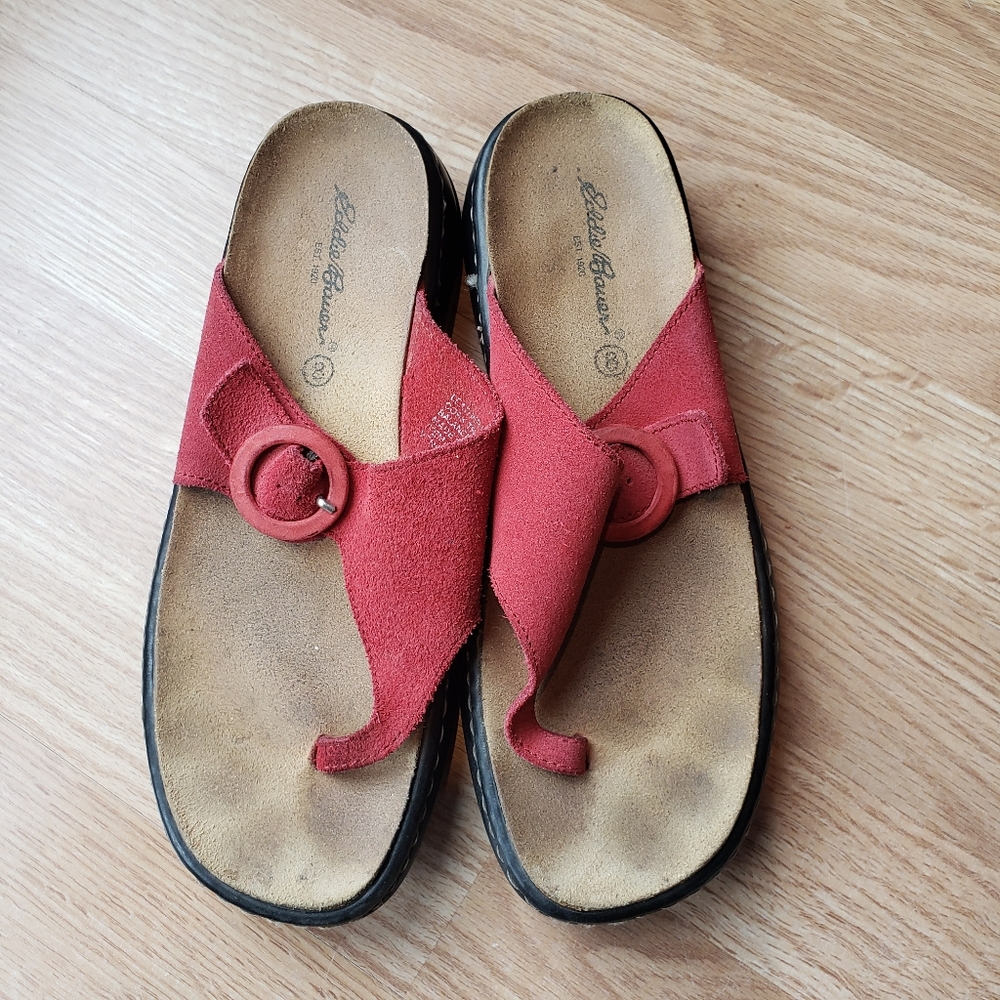 Eddie Bauer, Size 8, Red Sandal